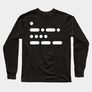 Echo in Morse Long Sleeve T-Shirt